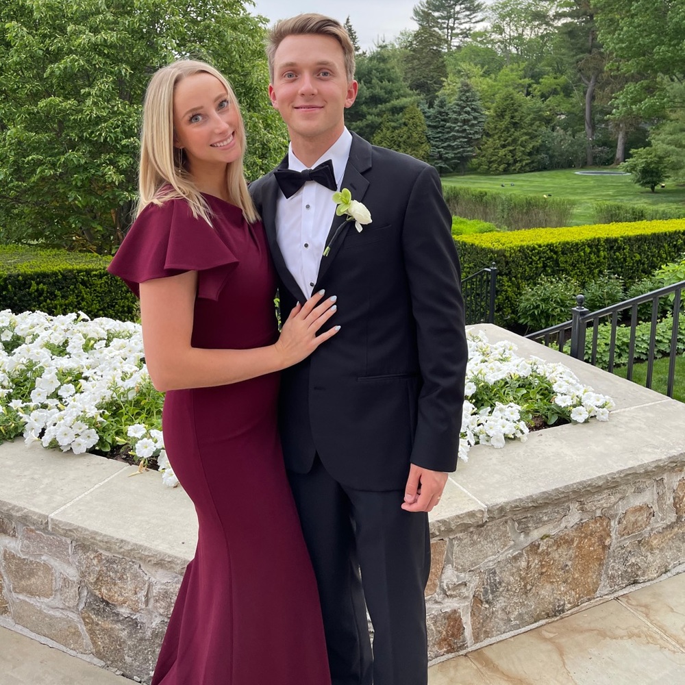 Maroon dress